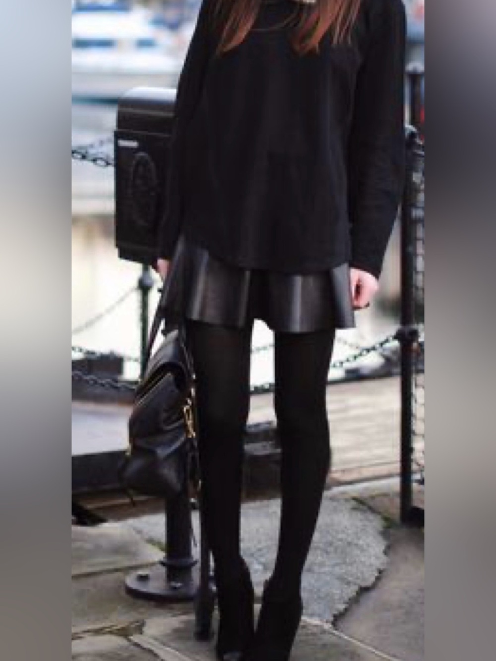 THEORY Motivated Merlock Paneled Lambskin Leather Flared Mini Skirt